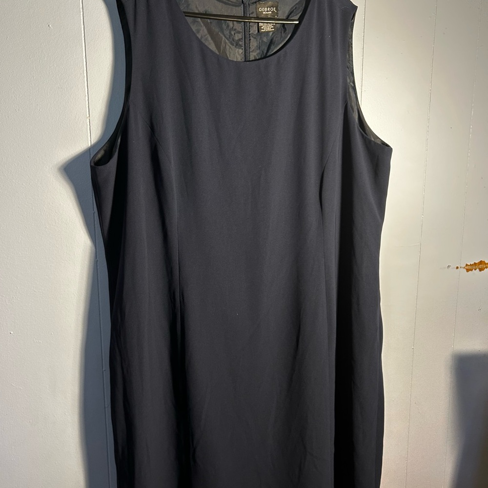 George  Navy size w26 Sleeveless Dress